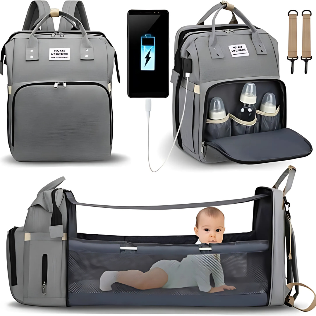 Chomfy BabyBuddy -  Van luiertas naar Babybed in een Handomdraai